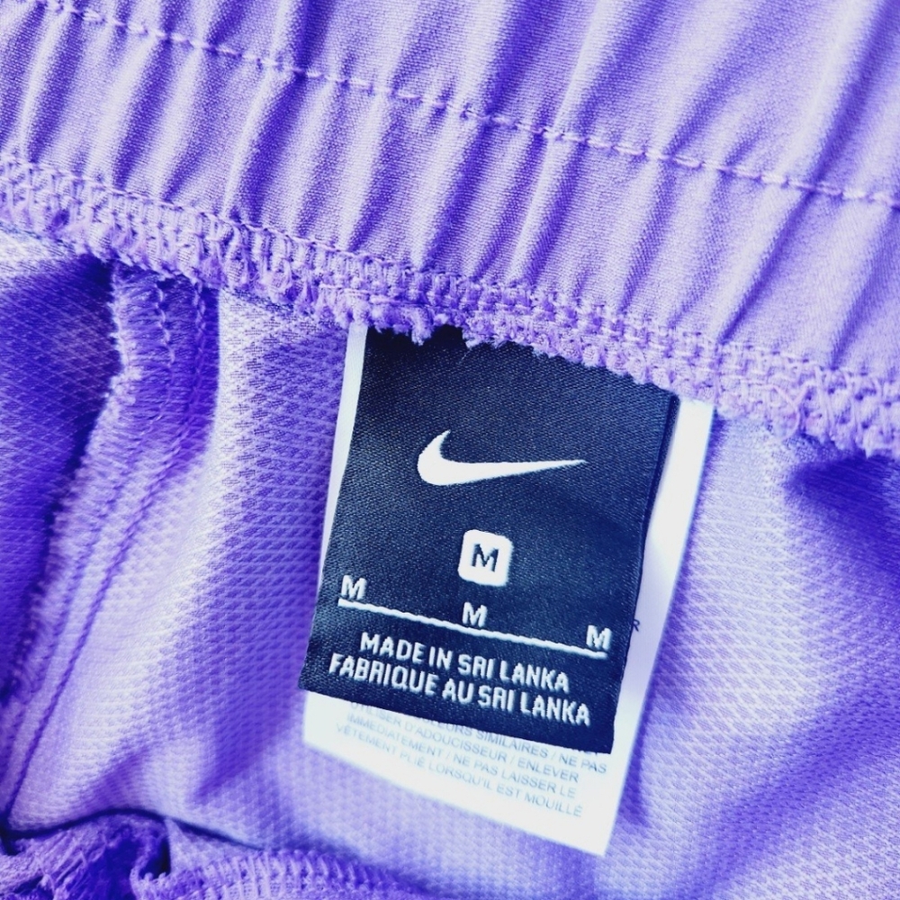 Nike Pro Womens Tear Away Pull On Loose Fitting  Pants in Psychic Purple M - Picture 6 of 10